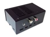 Gehäuse (Case) HiFiBerry DAC+ Raspberry Pi 4 - V2, schwarz, Stahl