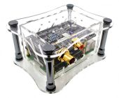 Gehäuse (Case) Allo DigiOne Signature - Acrylic transparent für Raspberry Pi 2B, 3B, 3B+ B-Ware