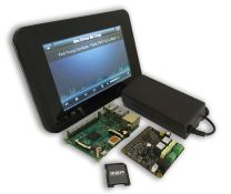 Raspberry Pi 7'' Touch Display Bundle mit IQaudIO Soundkarte und Max2Play Jivelite