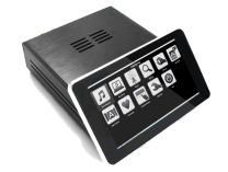 Silver Case for 7'' Raspberry Pi Touch Display and Audiophonics Accessories (the display is not part of the delivery scope)